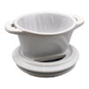 Ceramique, コーヒードリッパー グロッシーホワイト, small 1