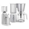 Set cafetière & broyeur, 2-pcs, argent, small 1