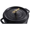 La Cocotte, 24 cm round Cast iron Cocotte Buster Punch black, small 6