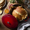 Cast Iron, 6.25 qt, Wide Oval Dutch Oven, cherry, small 3