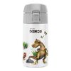 Dinos, DINOS Drinking Bottle, 350 ml, stainless steel, white-grey, small 1