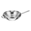 Plus, 32 cm / 12.5 inch 18/10 Stainless Steel Wok, small 1