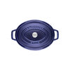 Cast Iron - Oval Cocottes, 7 qt, Oval, Cocotte, Dark Blue, small 2