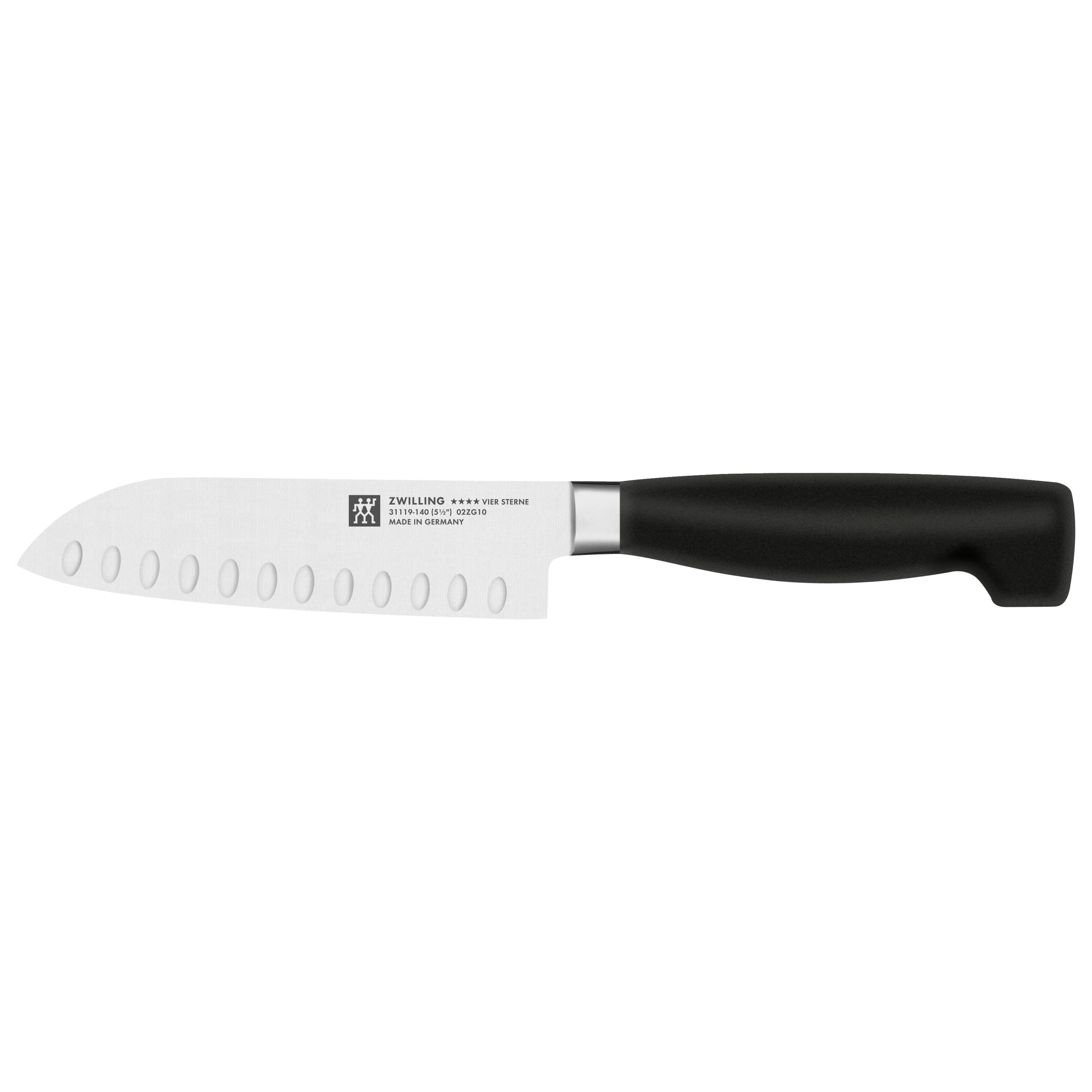 ZWILLING Four Star 5.5-inch, Hollow Edge Santoku Knife ZWILLING