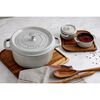 Cast Iron - Round Cocottes, 7 qt, Round, Cocotte, White Truffle, small 8