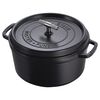 La Cocotte, 28 cm round Cast iron Cocotte Buster Punch black, small 3