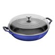 Staub Cast Iron - 12 Braiser with Glass Lid - Graphite Grey — fête