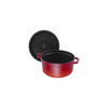 Cast Iron - Round Cocottes, 7 qt, Round, Cocotte, Cherry, small 3