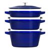 Cast Iron - Sets, 4-pc Stackable Set, Dark Blue, small 1