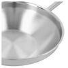 Apollo 7, 32 cm / 12.5 inch 18/10 Stainless Steel Wok flat bottom, small 5