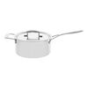 Industry 5, Casserole avec couvercle 22 cm, Inox 18/10, Argent, small 1