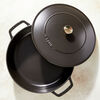 Braisers, 3.7 l cast iron round Saute pan Chistera, black, small 8