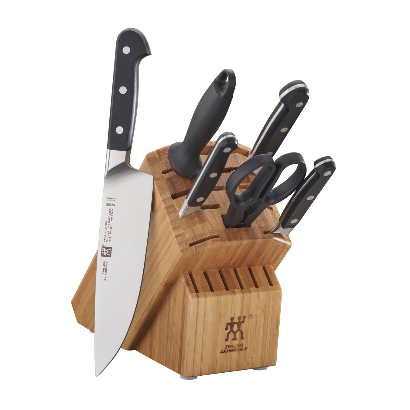 ZWILLING Pro 7pc Knife Block Set Bamboo Official ZWILLING Shop