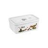 Dinos, L DINOS Vacuum Lunch Box with divider, plastic, white-grey, small 3