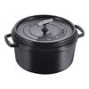 La Cocotte, 28 cm round Cast iron Cocotte Buster Punch black, small 1