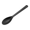 Silicone Onyx, 12.25 inch, Silicone, Cooking Spoon, Black Matte, small 1