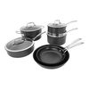 Clad Xtreme Anodized, 10-pc, Pots And Pans Set, small 1