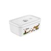 Dinos, L DINOS Vacuum Lunch Box with divider, plastic, white-grey, small 1