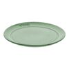 Dining Line, 15 cm ceramic round Plate flat, sage, small 1