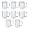 Sorrento Plus, 8 Piece, Double Espresso Mug Set - Value Pack, transparent, small 1