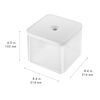 Fresh & Save, CUBE Container 2L, 4.2 Qt, Transparent-white, small 5