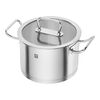 Pro, 5-pcs 18/10 Stainless Steel Pot set silver, small 10