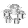 Pro, 9 PIECE COOKWARE SET 5 Piece, 18/10 Stainless Steel, small 1