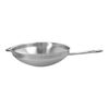 Apollo 7, 32 cm / 12.5 inch 18/10 Stainless Steel Wok flat bottom, small 1