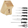 Four Star, 8-pc, Knife block set, natural, small 3