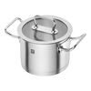 Pro, 16 cm 18/10 Stainless Steel Stock pot silver, small 1