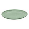 Dining Line, 20 cm ceramic round Plate flat, sage, small 1