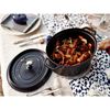 Cast Iron, 8.5 qt, Oval, Cocotte, Black Matte - Visual Imperfections, small 6
