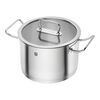 Pro, Batería de cocina 5-pzs, 18/10 Acero inoxidable, small 11