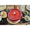 Cast Iron - Round Cocottes, 7 qt, Round, Cocotte, Cherry, small 6