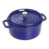 La Cocotte, 5.25 l cast iron round Cocotte, dark-blue, small 1