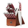 Statement, 14 Piece, Knife block set, red, small 1