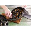 Specialities, 2 l cast iron oval Mussel pot, black, small 3