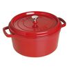 La Cocotte, Cocotte 28 cm, rund, Kirsch-Rot, Gusseisen, small 1