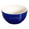 Ceramique, 17 cm round Ceramic Bowl dark-blue, small 1