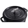 La Cocotte, 24 cm round Cast iron Cocotte Buster Punch black, small 3