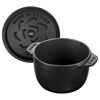 Cast Iron - Specialty Items, 0.775 qt, Petite French Oven, black matte, small 7