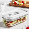 Fresh & Save, S / 2-pc, Small Vacuum Container, Glass, Grey, small 3