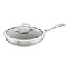 Spirit Ceramic Nonstick, 9.5-inch, 18/10 Stainless Steel, Non-stick, FRYING PAN WITH GLASS LID, small 1