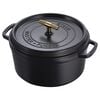 La Cocotte, 28 cm round Cast iron Cocotte Buster Punch black, small 4