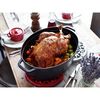 Cast Iron, 8.5 qt, Oval, Cocotte, Black Matte - Visual Imperfections, small 5