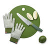 Now S, 3 Piece, Knife set, lime-green, small 1