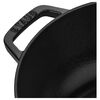 La Cocotte, 3.75 qt, Essential French Oven with Dragon Lid , black matte, small 5