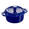 Ceramic - Minis, 3-pc, Mini Round Cocotte Set, dark blue, small 2