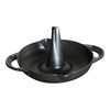 Specialities, 24 cm cast iron round Roaster, black, small 2