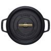 La Cocotte, 24 cm round Cast iron Cocotte Buster Punch black, small 2